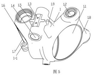 Compact brake clamp unit shell