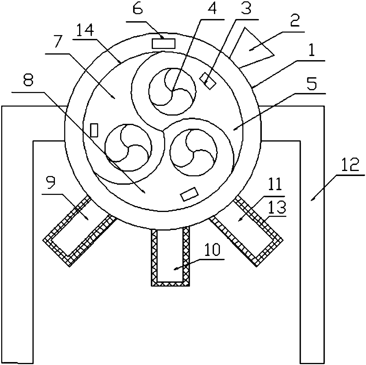 Material shunting device for plastic dies