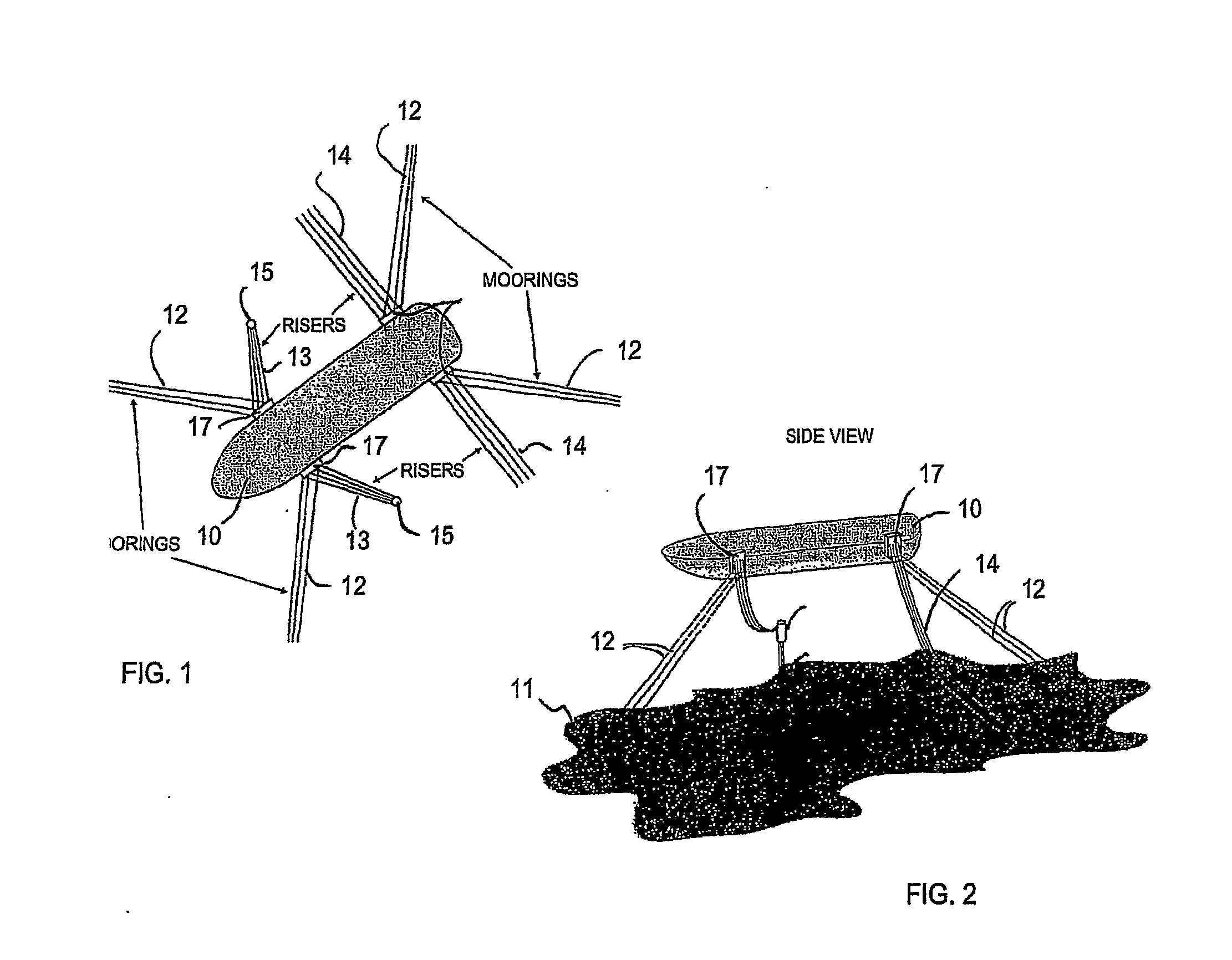 Disconnectable production dock (DPD) for turret free disconnectable weather vaning fpso