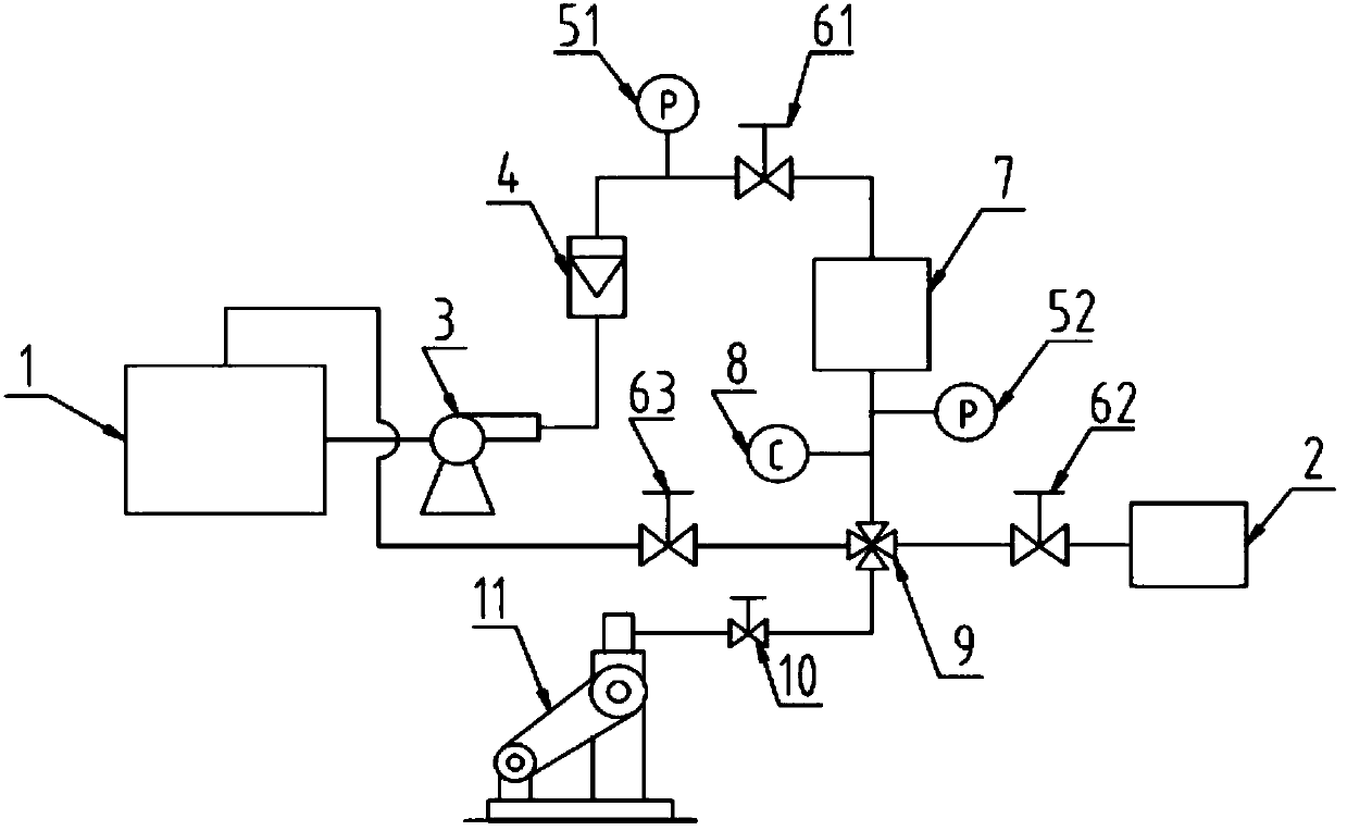 Muddy water filtering and purifying system