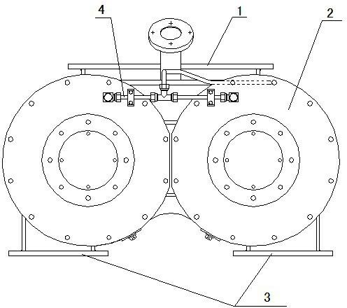 Dual-channel star-shaped feeder