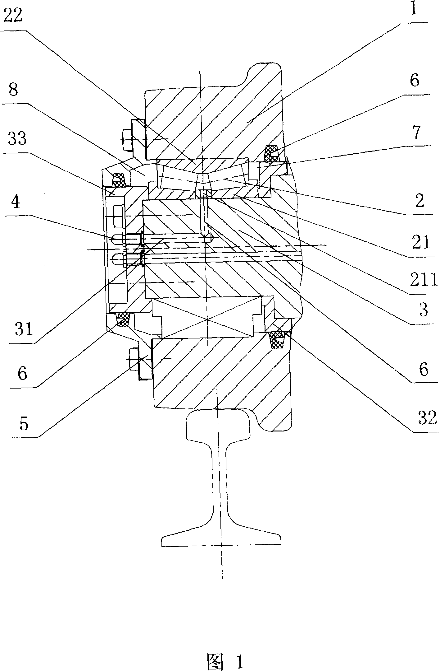 Sintering machine bogie wheels