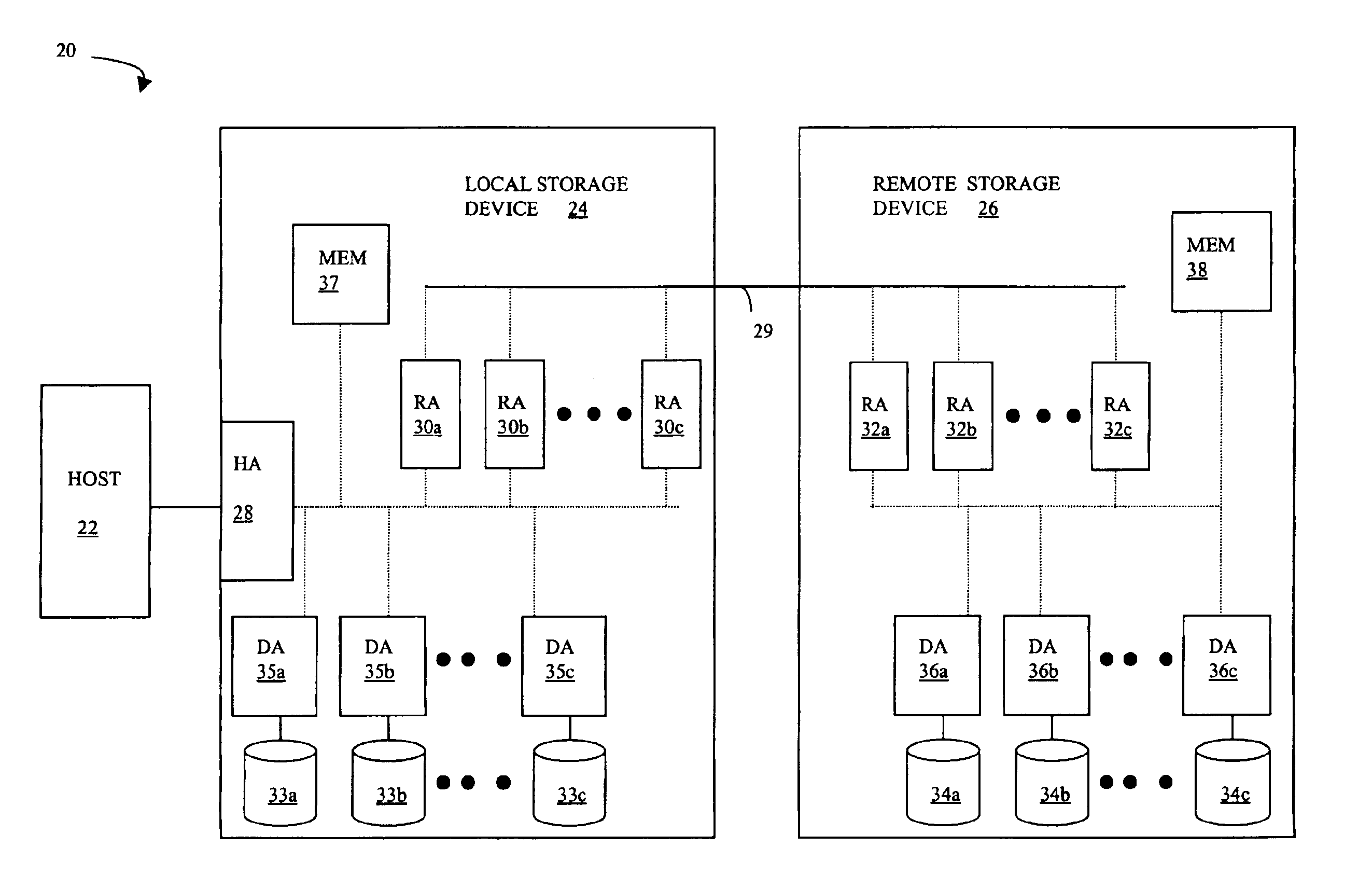 Distributed background track processing