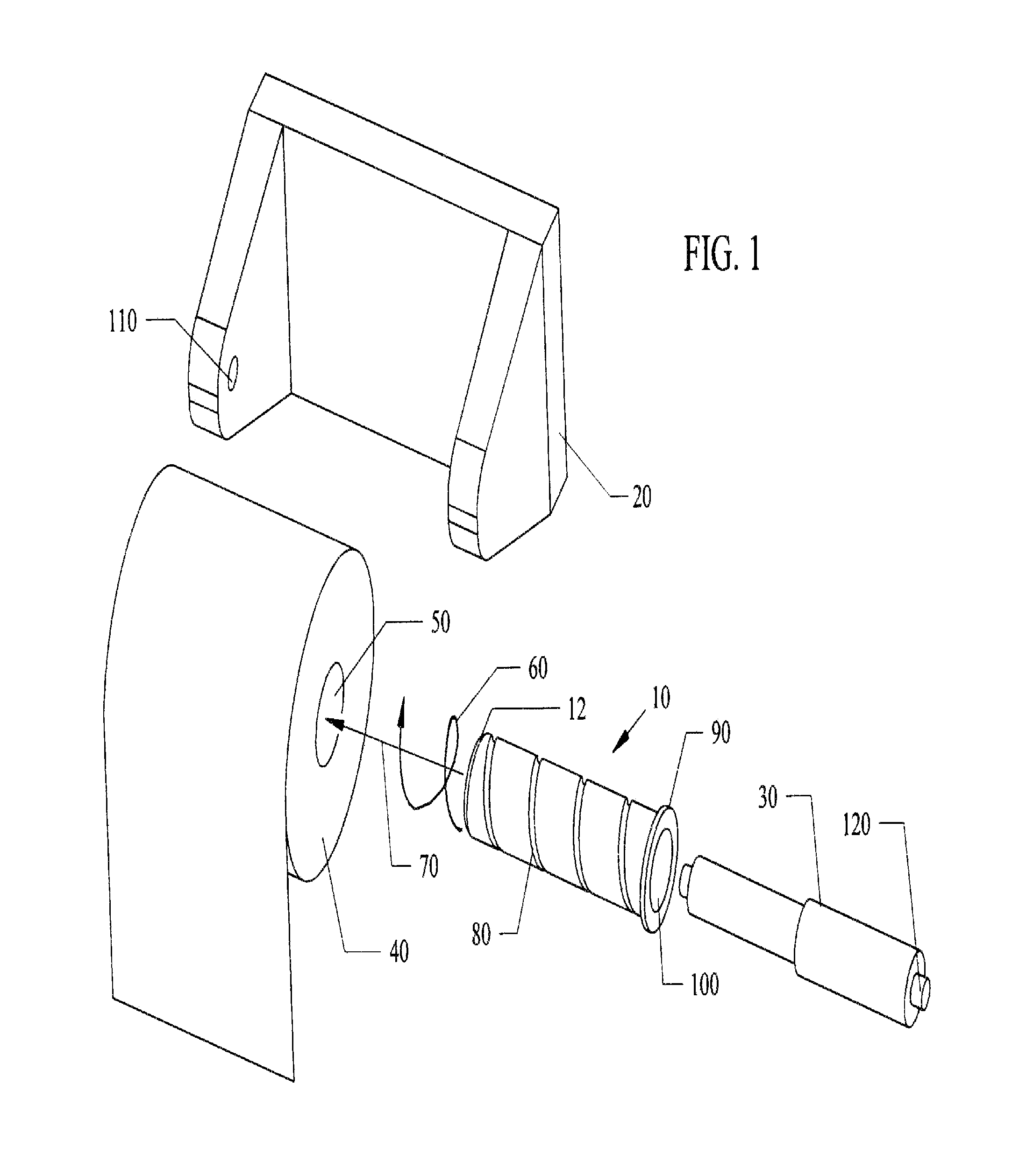 Center spreader adapter tool for toilet paper rolls and paper towel rolls that do not have inner cardboard tubes