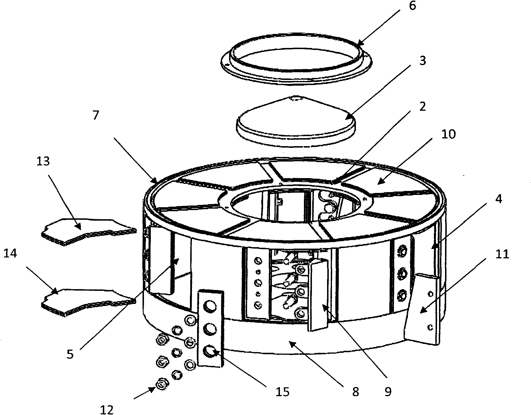 Structure type impeller breaker