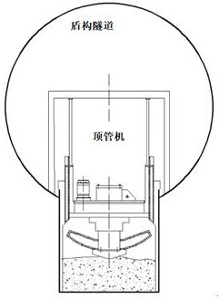 Vertical shaft bottom sealing method for mechanized construction in tunnel