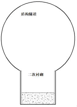 Vertical shaft bottom sealing method for mechanized construction in tunnel