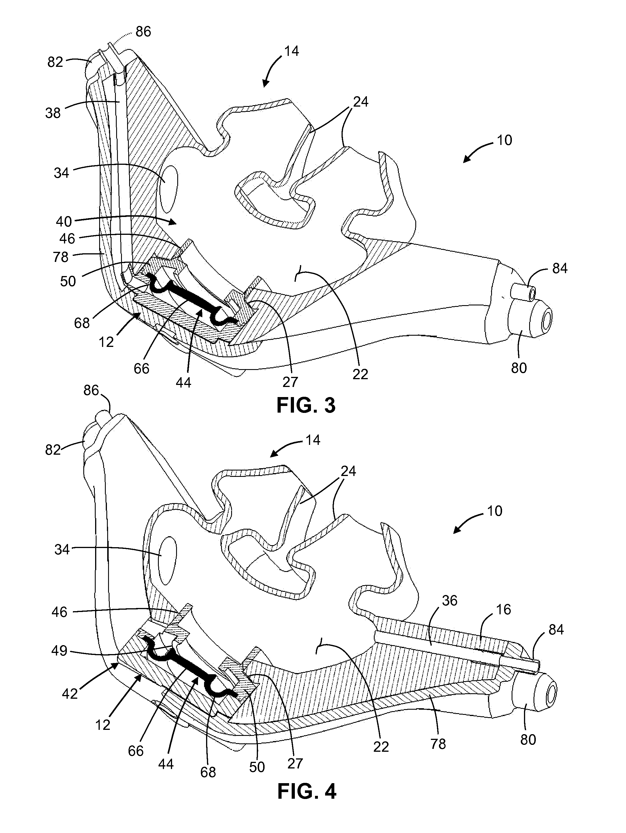 Ventilation mask with integrated piloted exalation valve