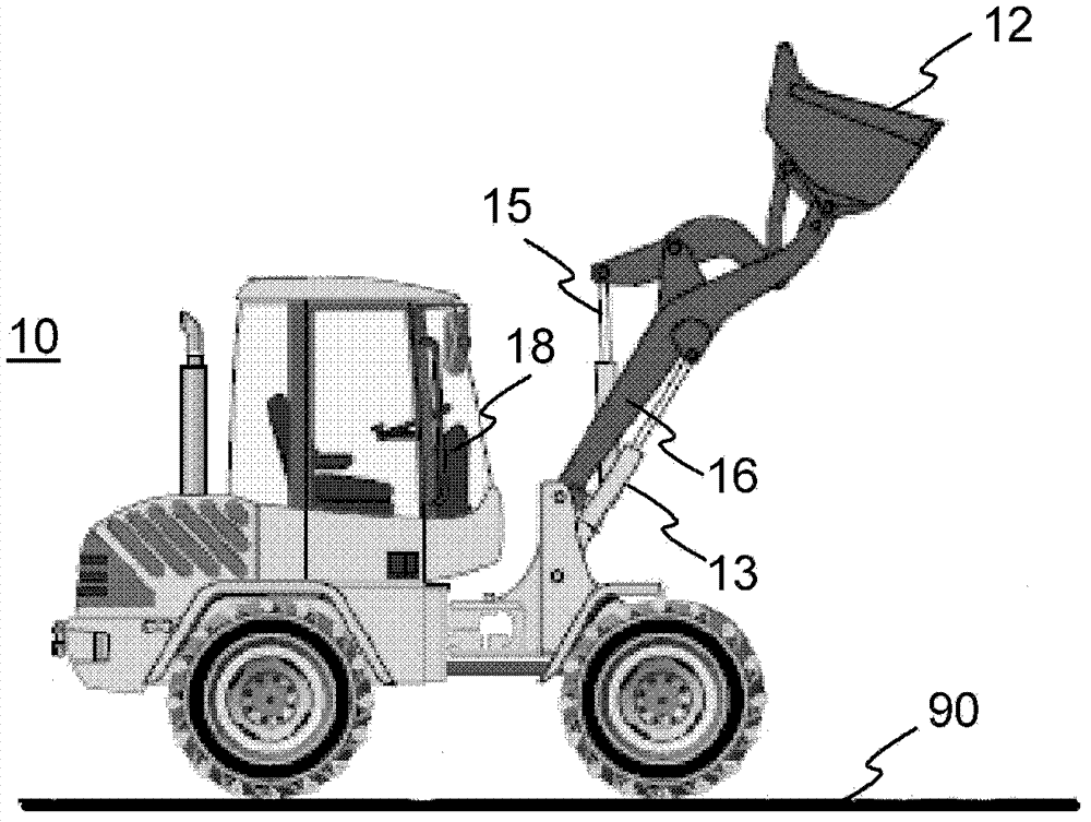 Measurement system for a material transfer vehicle