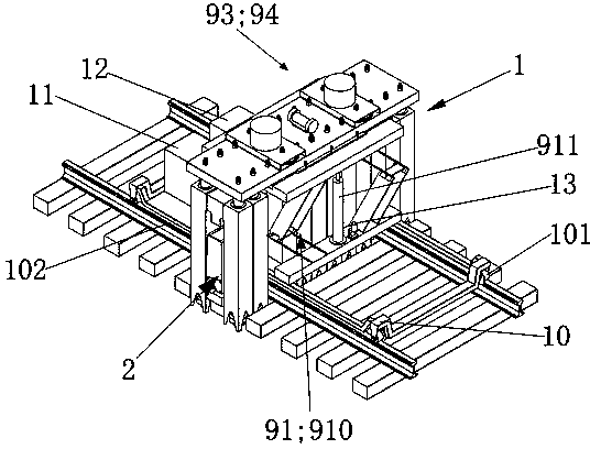 Mechanical sleeper rotating machine