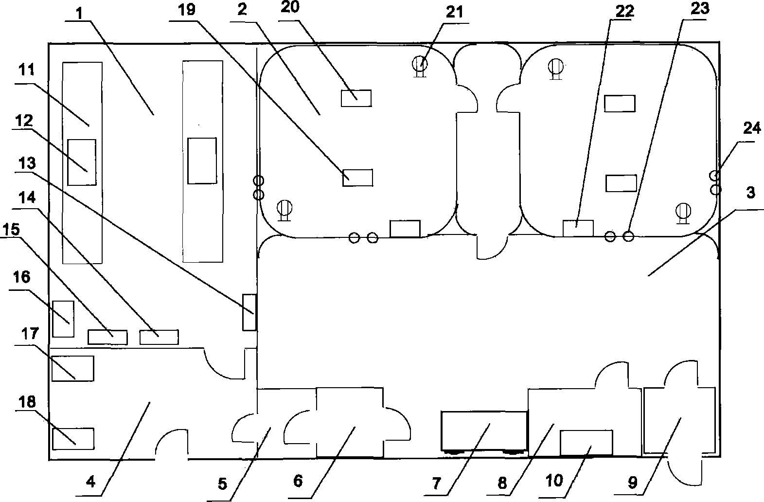 Air micro organism purifying effect evaluation system and application thereof