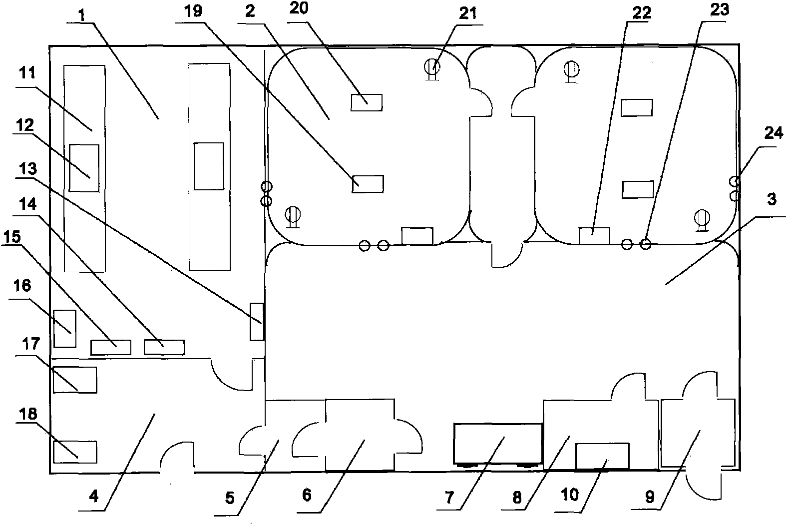 Air micro organism purifying effect evaluation system and application thereof