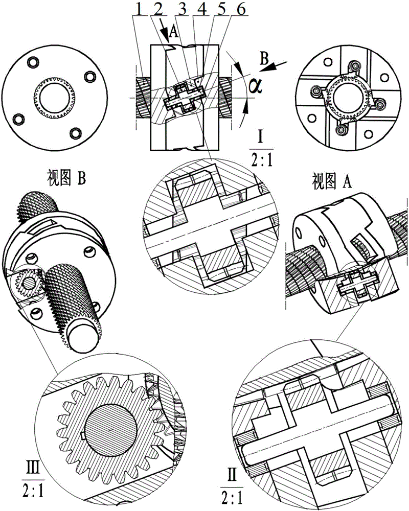 Worm gear screw rod