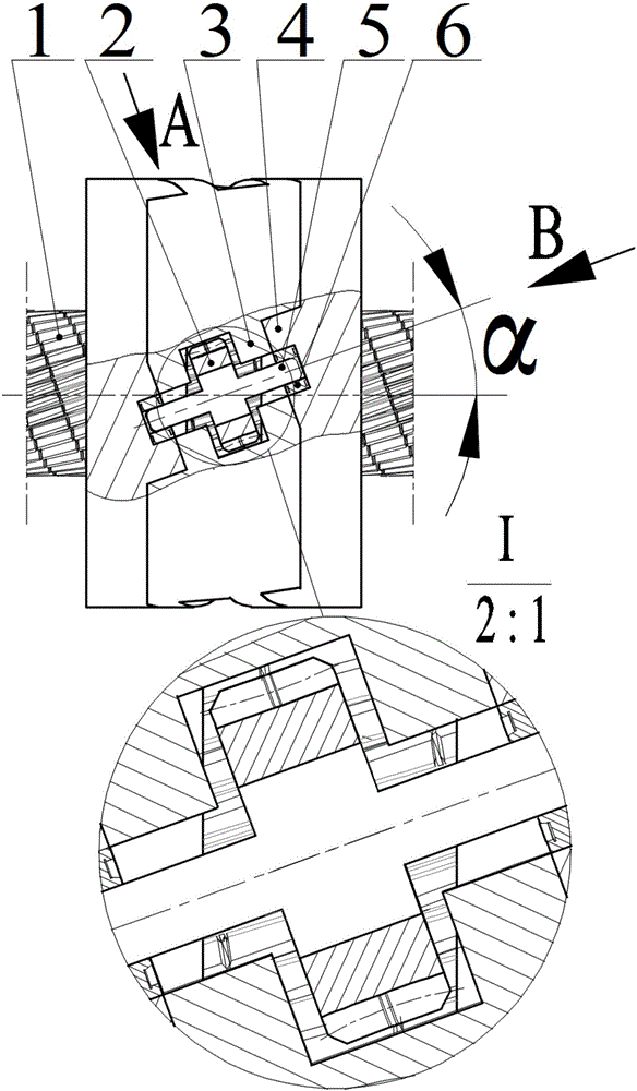 Worm gear screw rod