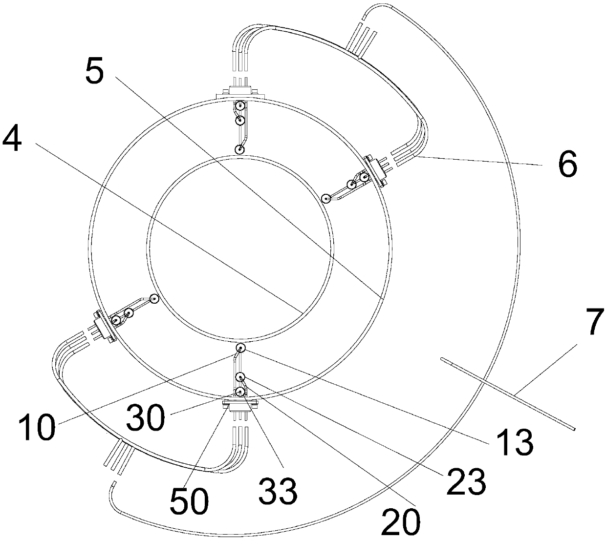 Turbulent burner secondary air on-line measuring system