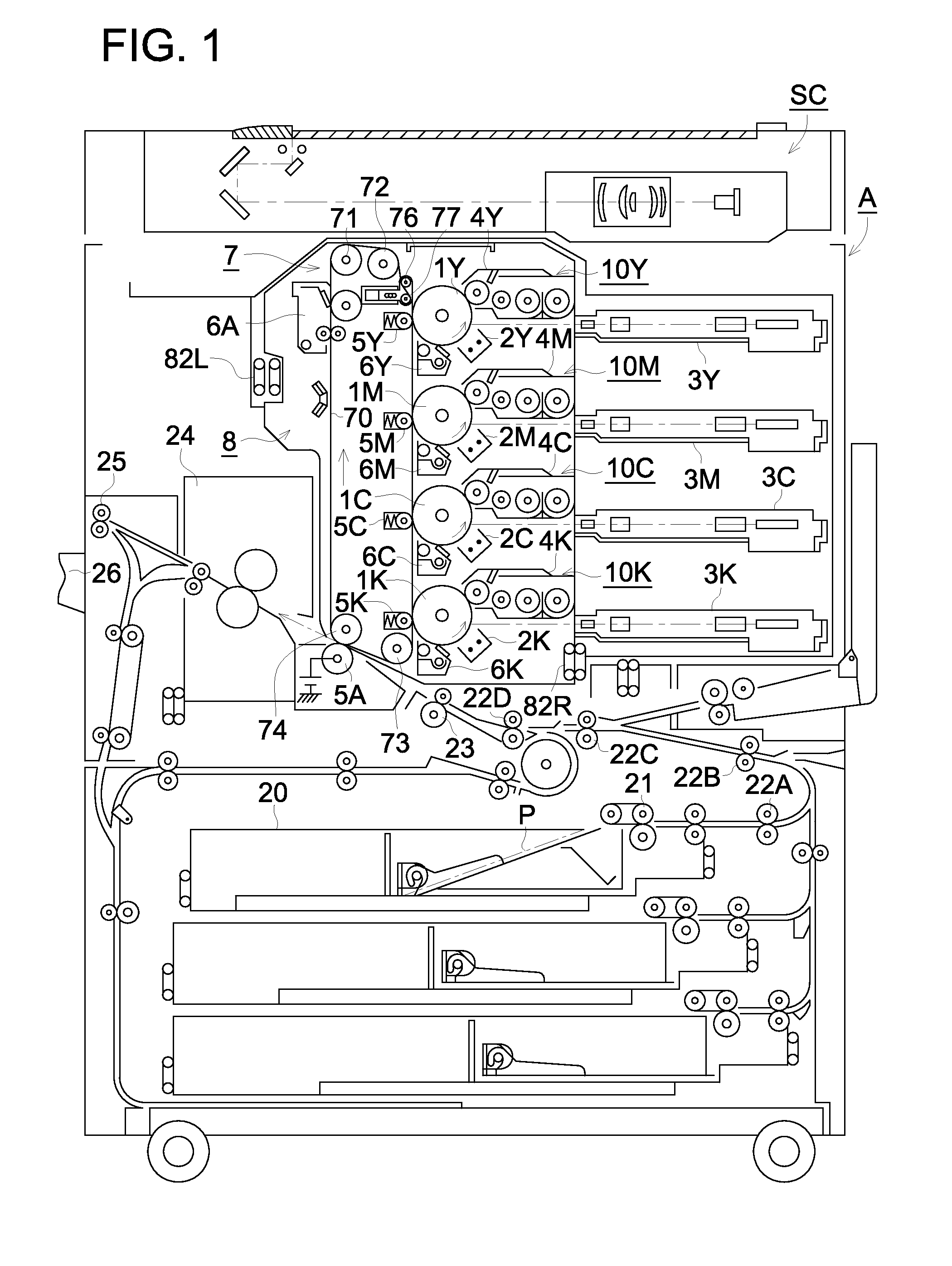 Toner for developing electrostatic image, full color toner kit, and image formation method