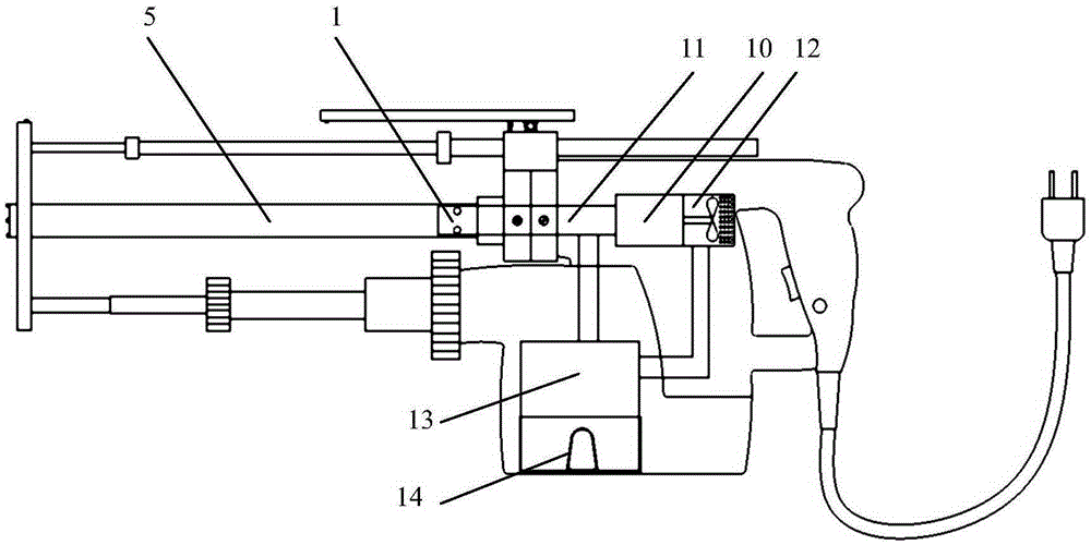 Wall installation dust-free visual rapid construction system