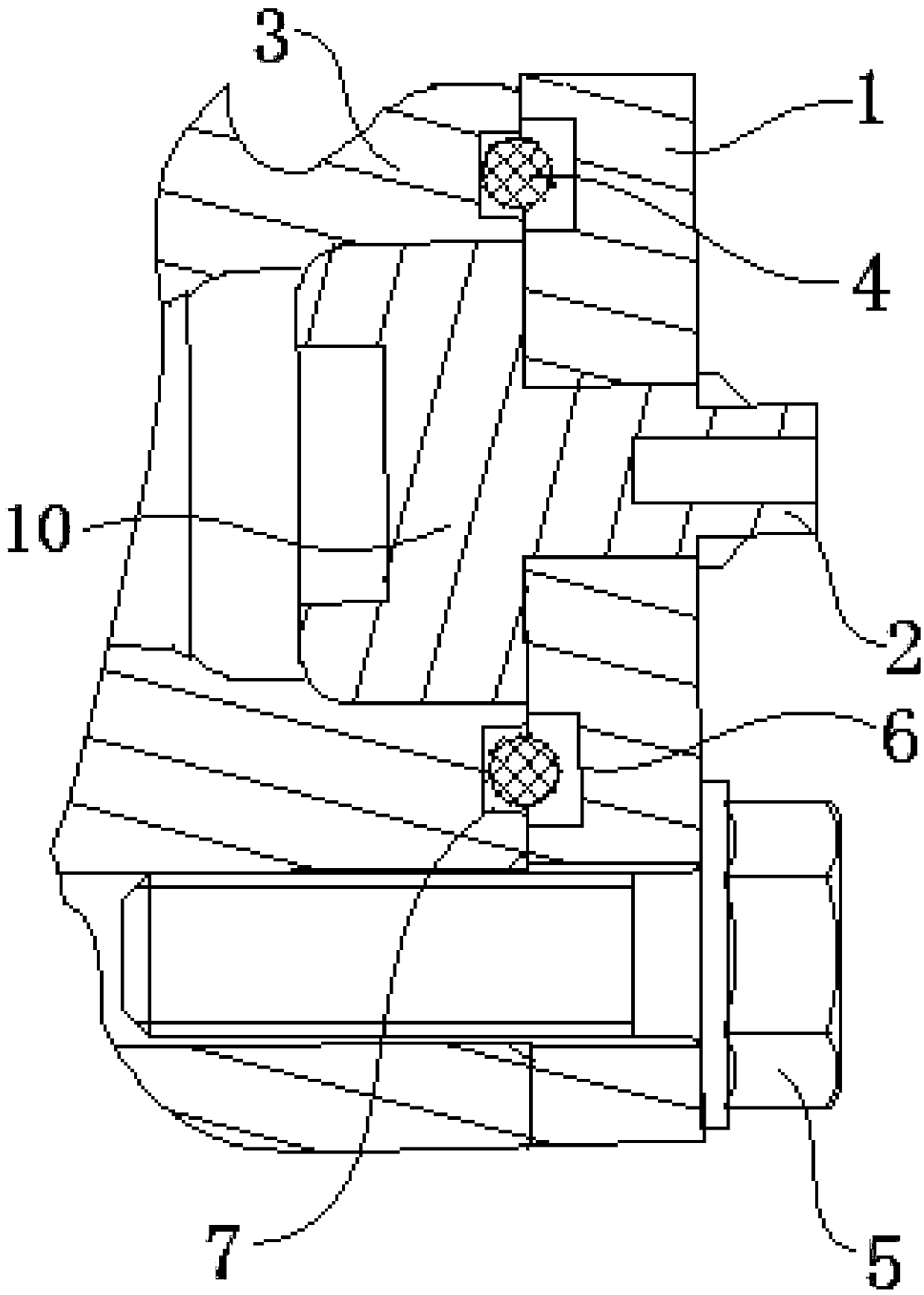 Sealing structure of automobile compressor