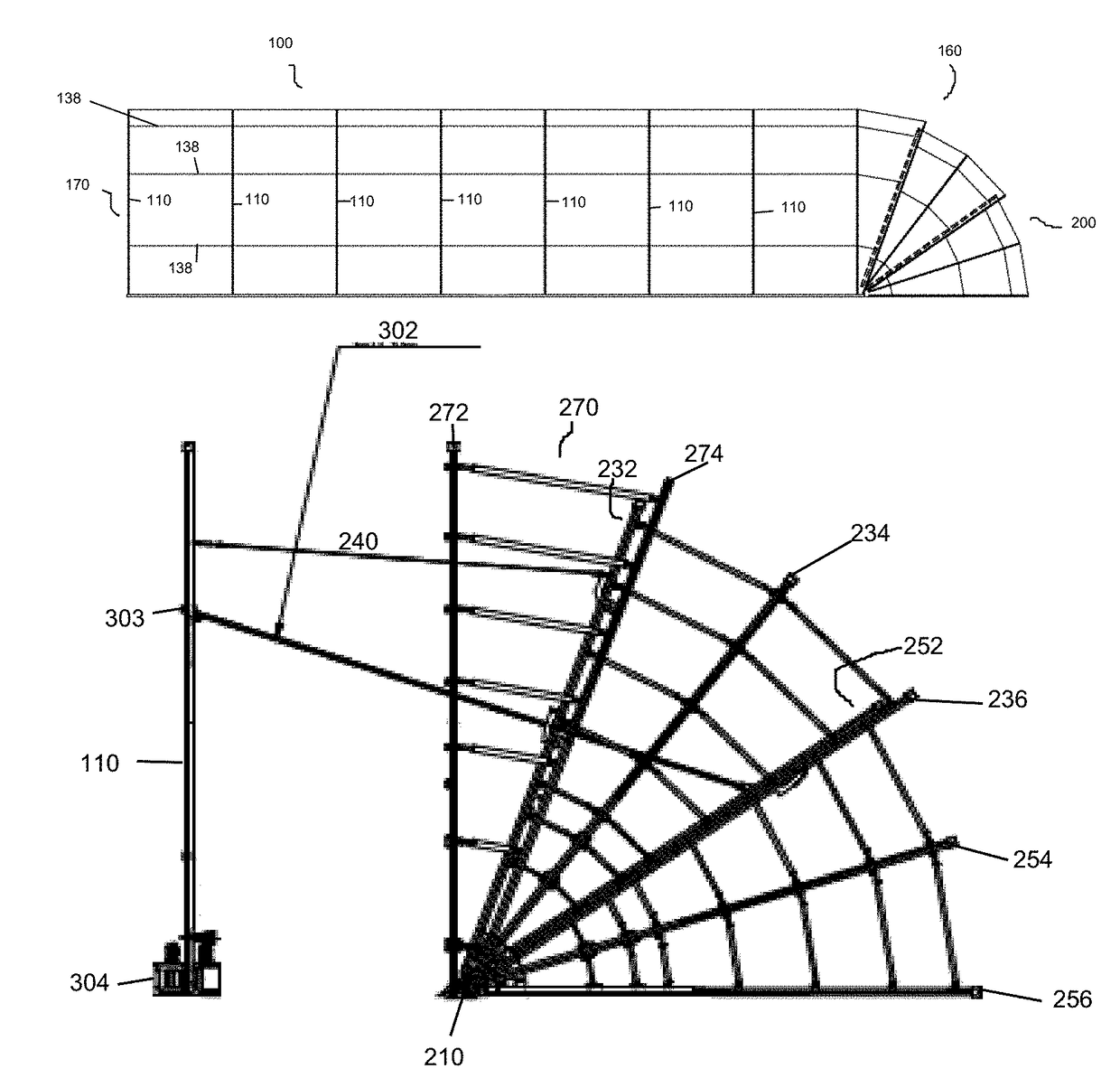 Door system for movable structures