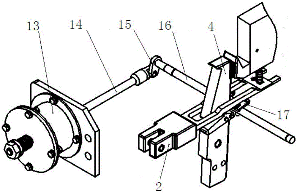 Closing transmission mechanism and operating mechanism and circuit breaker using the transmission mechanism