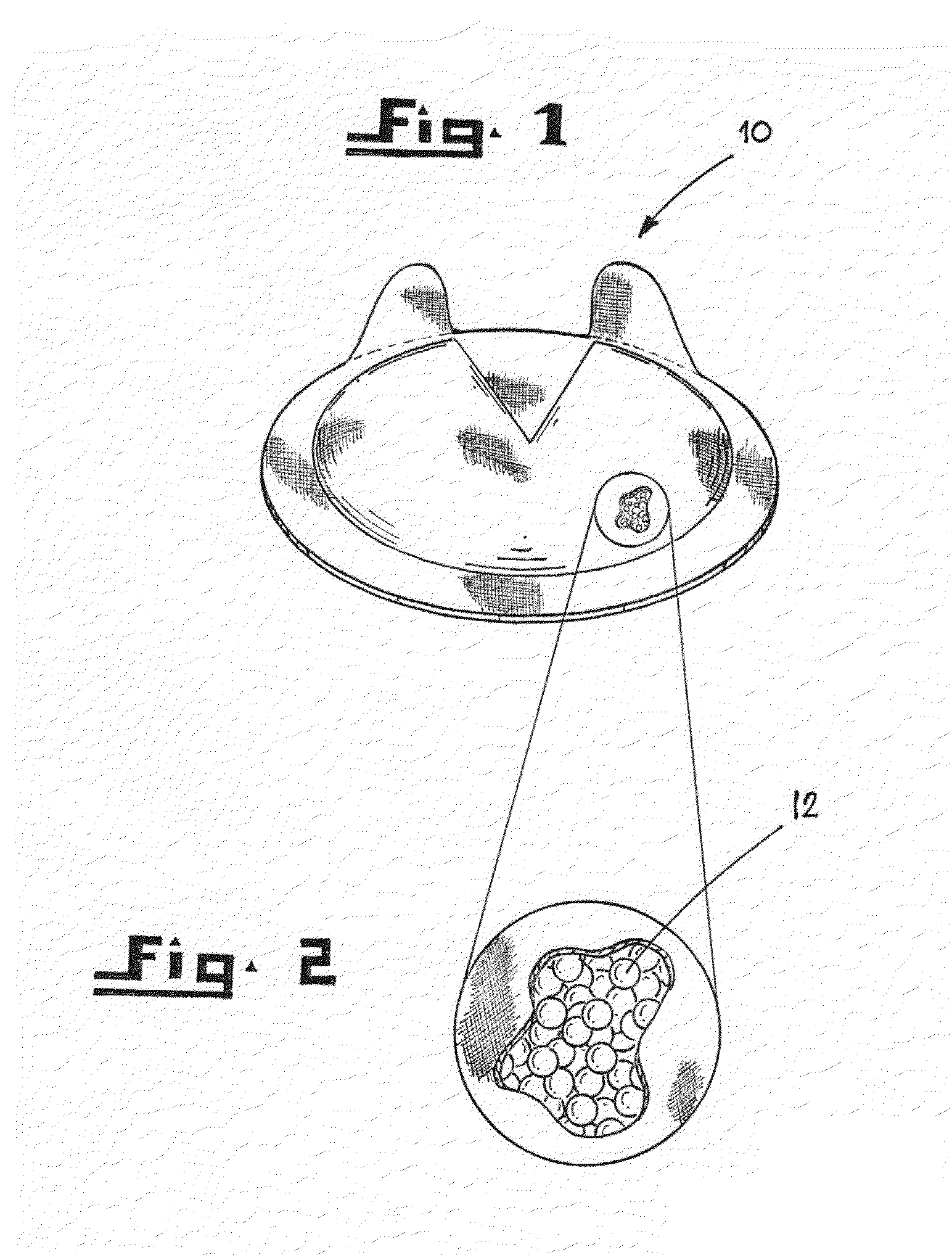 Sole support pad for hoofed animals and process for producing the same