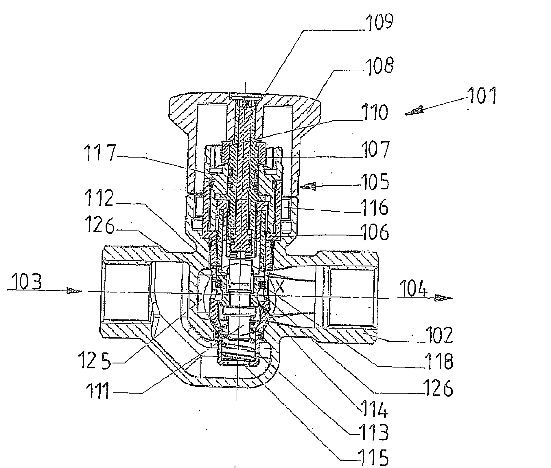 Drinking water or sanitary water system