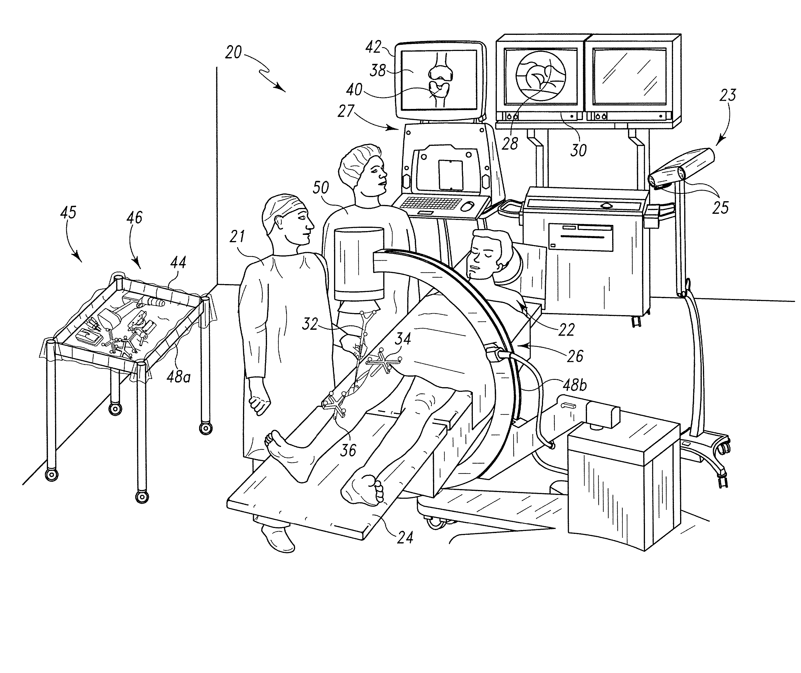 Modeling method and apparatus for use in surgical navigation