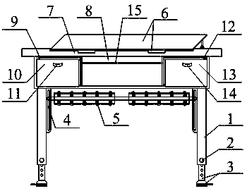 Multifunctional adjustable desk