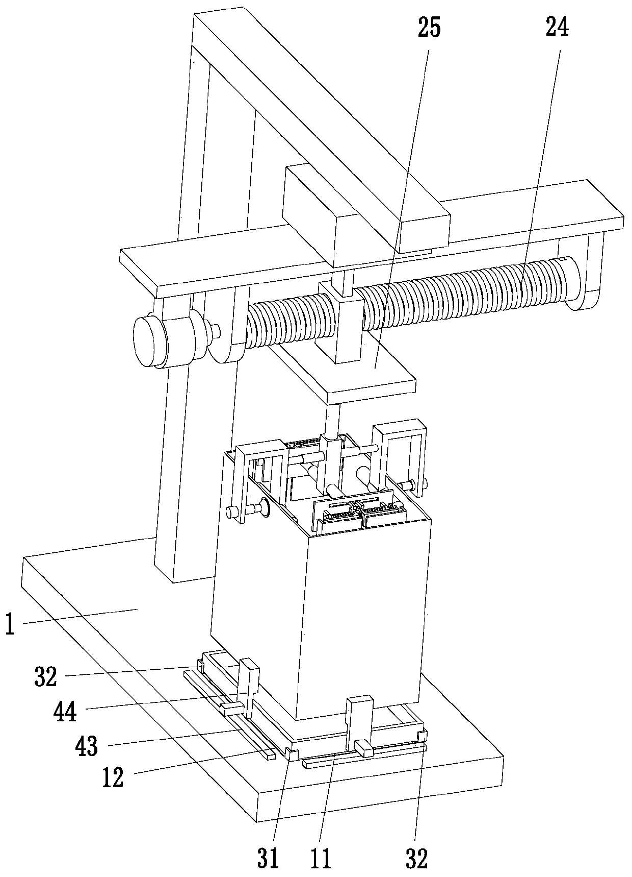 A communication cabinet production and manufacturing assembly assembly machine and method