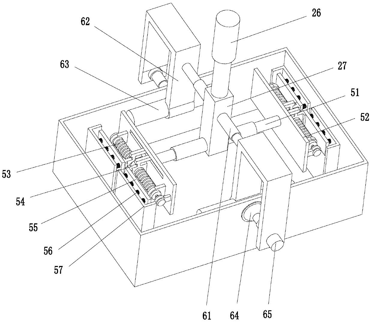 A communication cabinet production and manufacturing assembly assembly machine and method