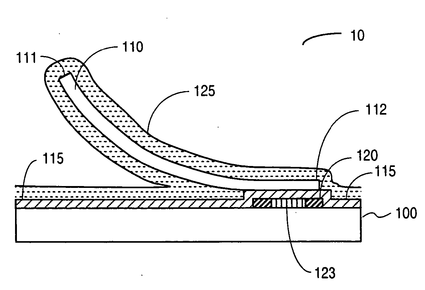 Interconnect for microelectronic structures with enhanced spring characteristics