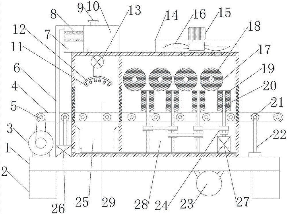 Efficient and economical lubricating oil spraying device