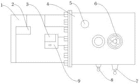 A spinning type manual hydraulic steel bar cutting device that can work in both directions