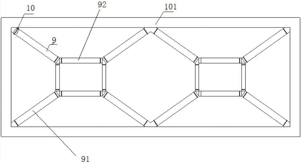 Transformer substation structural rigidity strengthening device