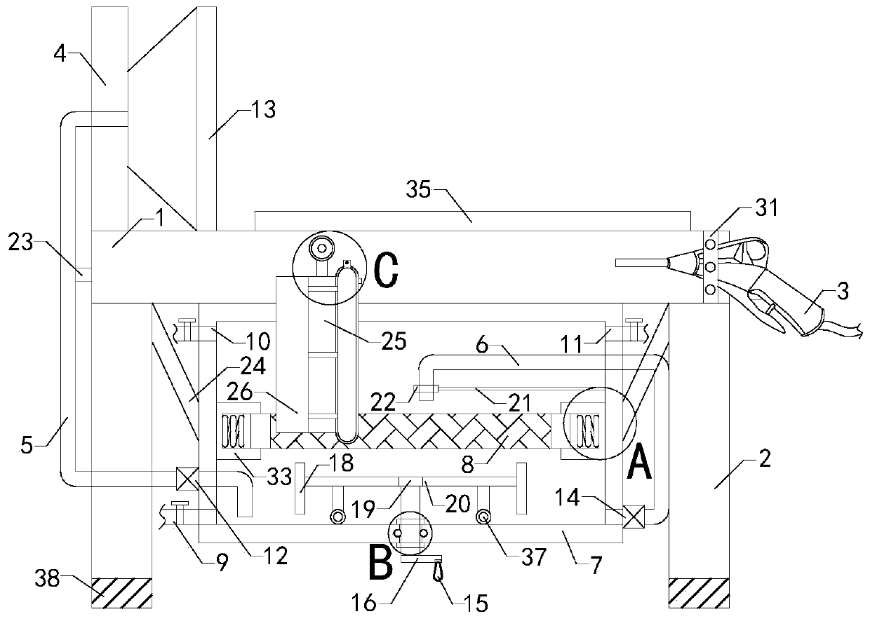 Mobile-phone touch panel combined ink-jet device