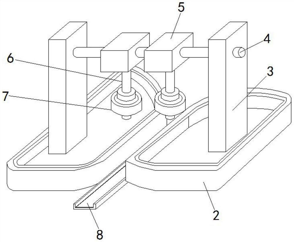 A lipstick processing device with a vacuum adsorption body