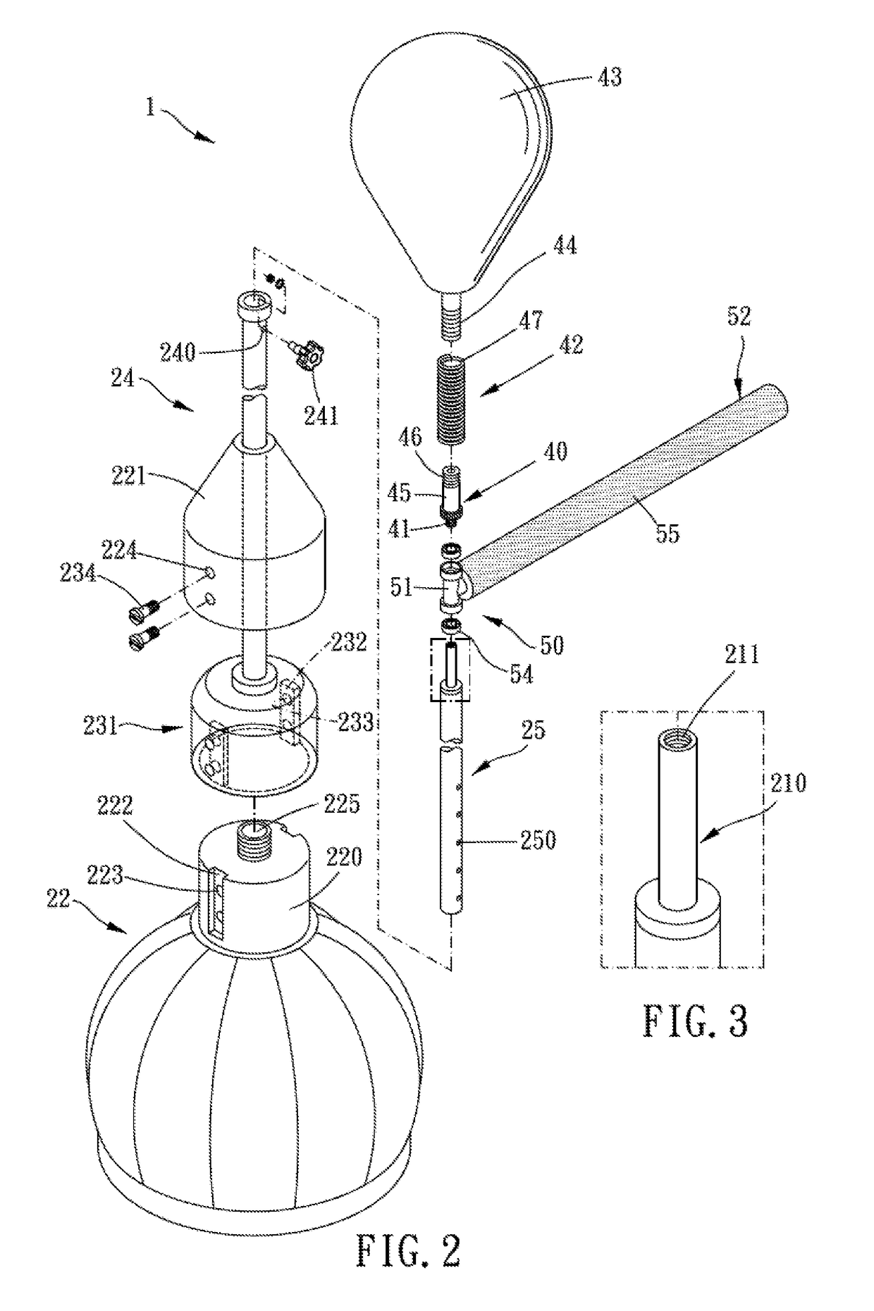 Striking training device