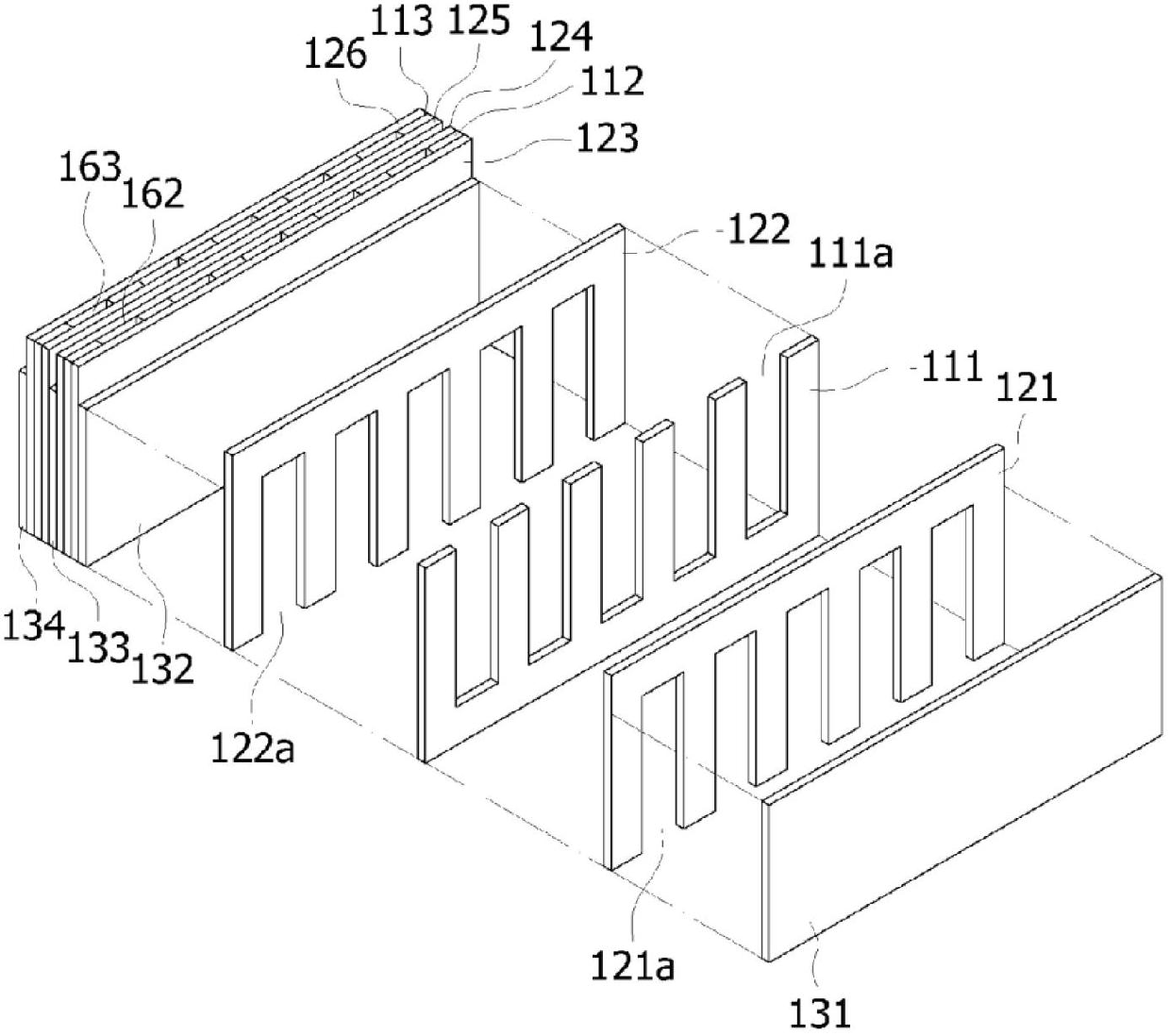 Flame hole unit structure of a gas burner