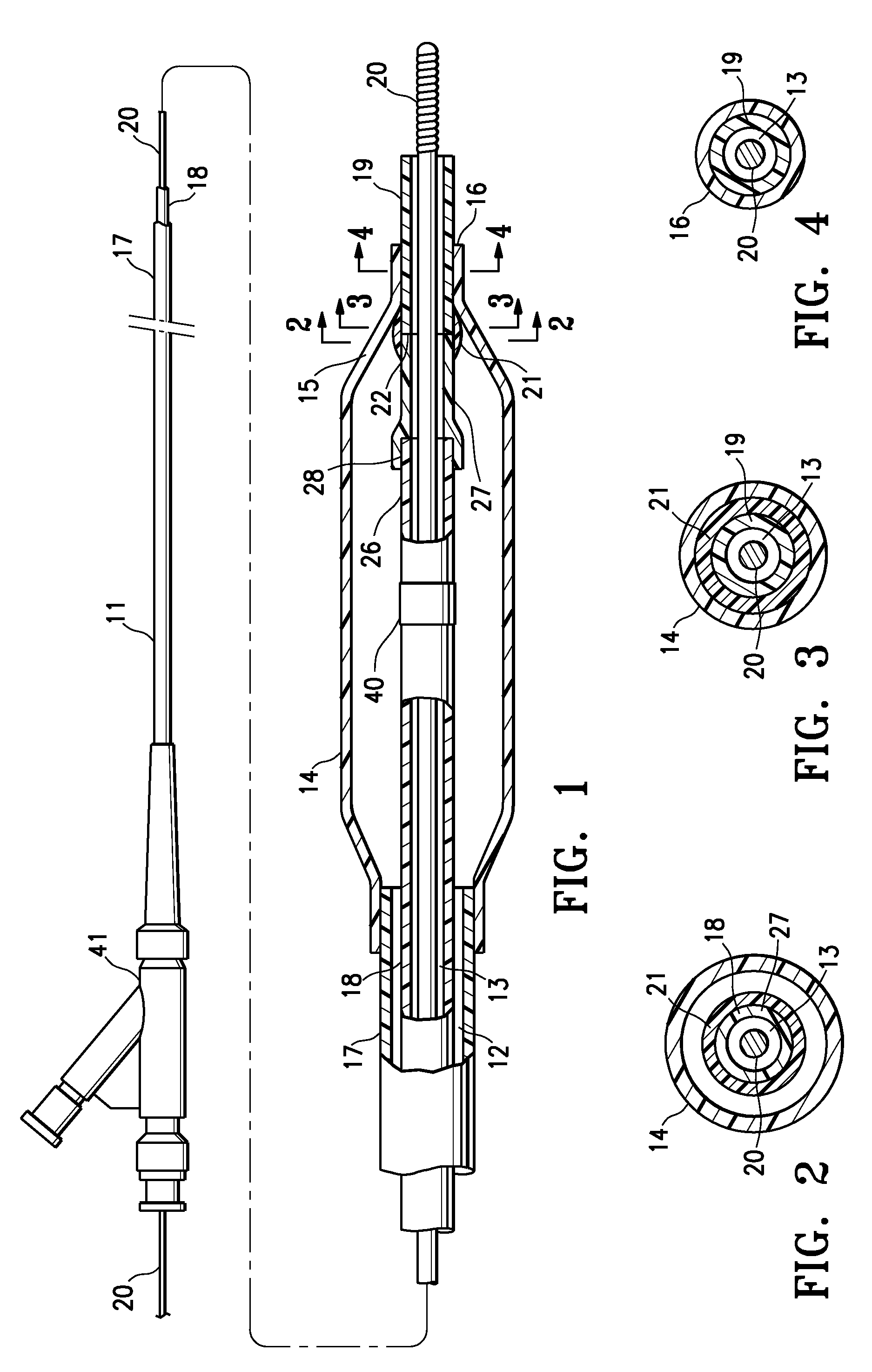 Catheter having transitioning shaft segments