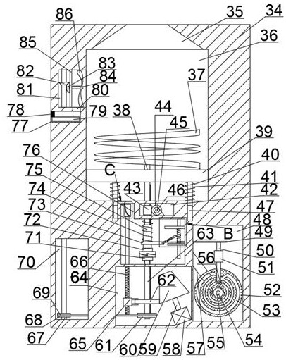 Automatic timing concrete stirring device