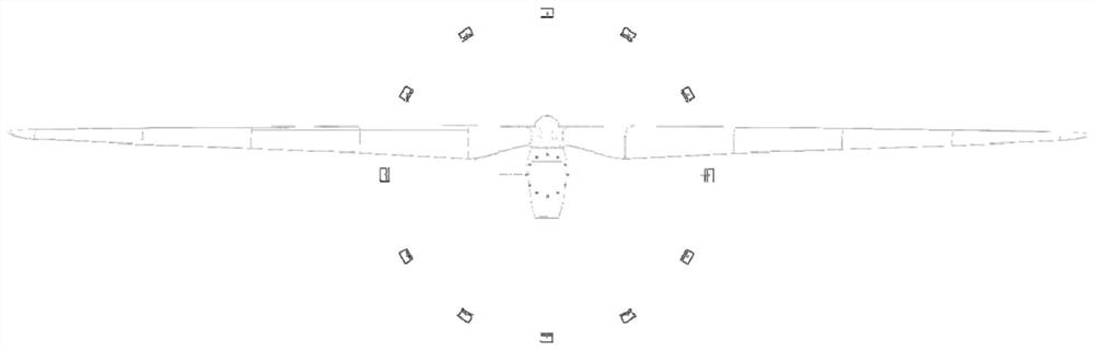 Method for determining yaw angle of wind rotor by employing unmanned aerial vehicle