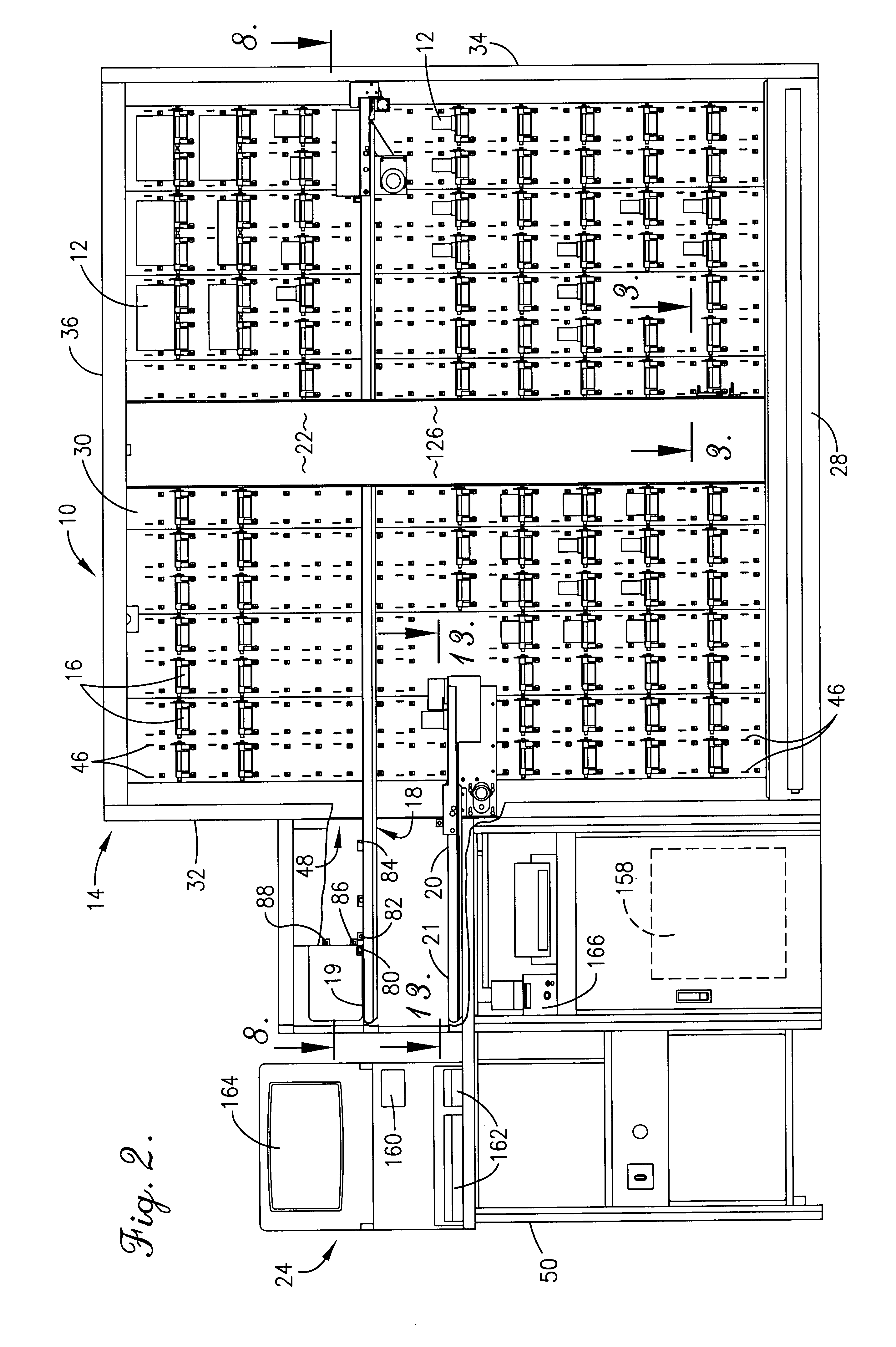 Automatic dispensing system for unit medicament packages