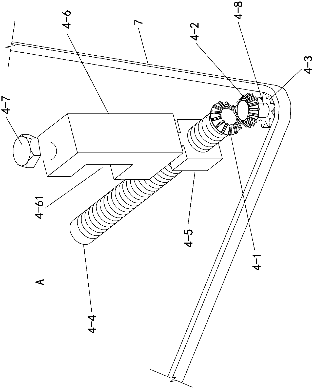 Clamping device used for internal gear machining