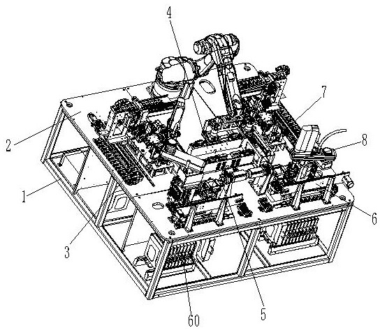 Mobile phone internal support plate appearance visual inspection device