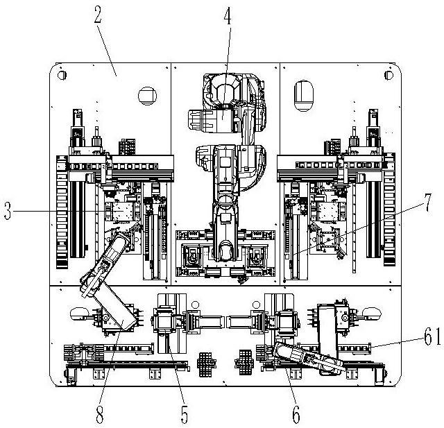 Mobile phone internal support plate appearance visual inspection device