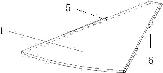 Openable roof of space double-ring shear unit