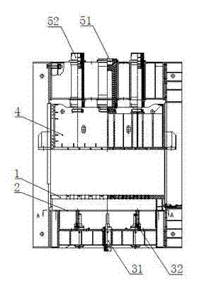 Numerically-controlled multi-point side-pressing frame hydraulic machine