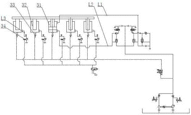 Numerically-controlled multi-point side-pressing frame hydraulic machine