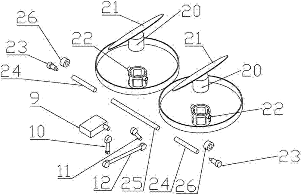 A water, land and air wall four-dwelling robot