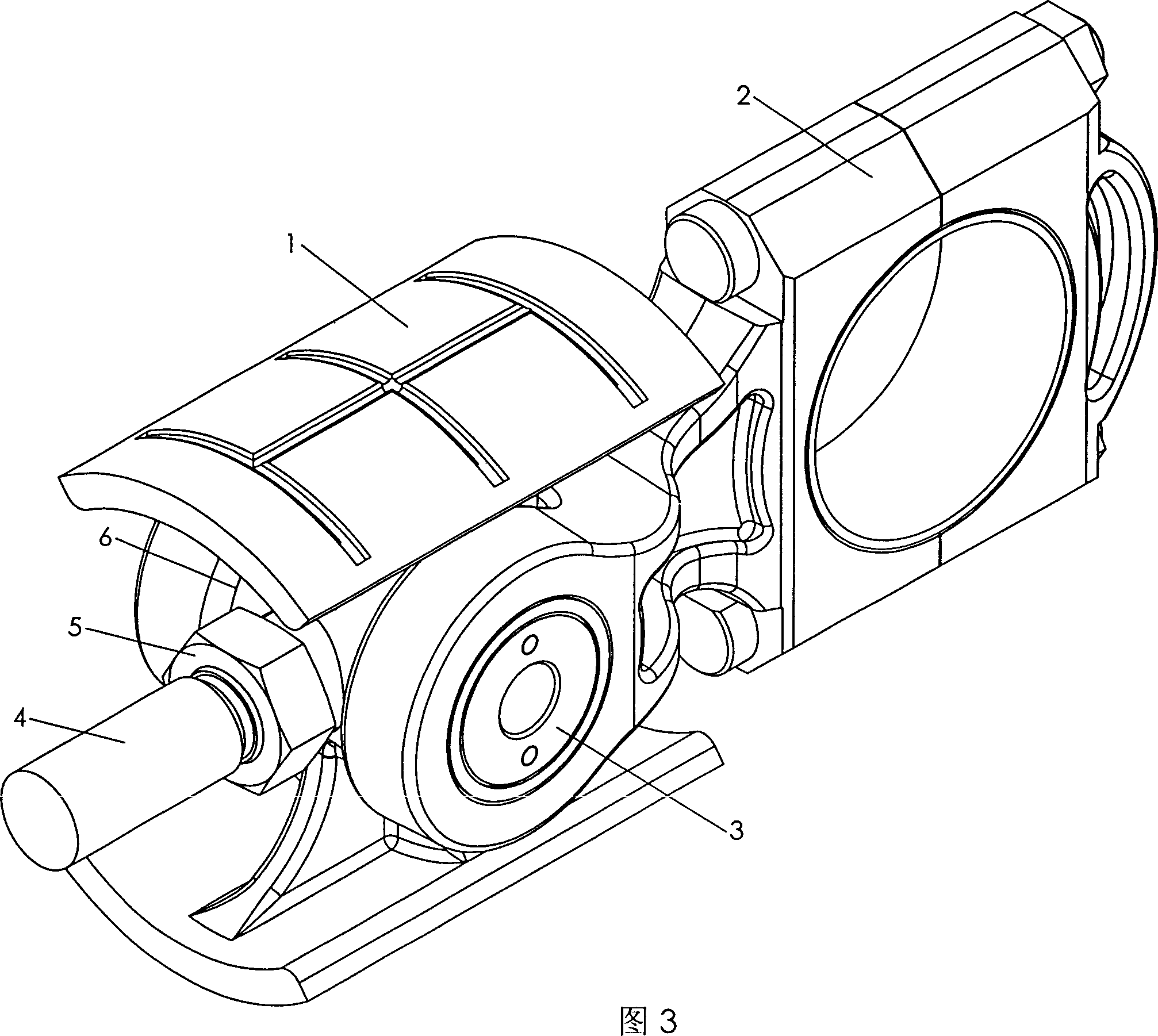 Cross head of crank rod type piston compressor